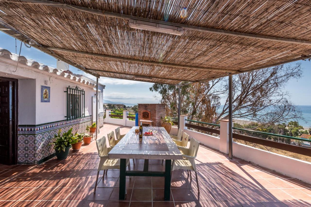 Casa Del Pipa Con Vistas Al Mar Villa Benajarafe Exterior foto